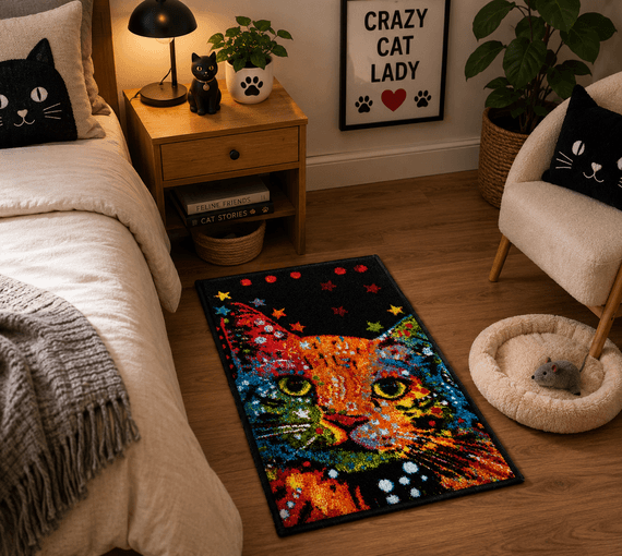 Cat Galaxy Rug 