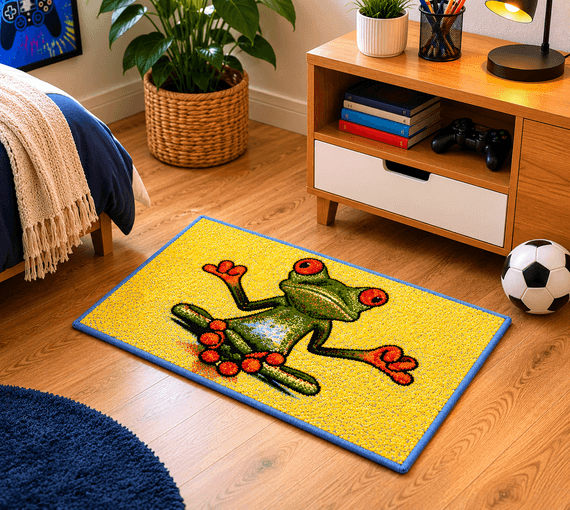 Frog Kids Rug 